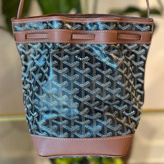 GOYARD Goyardine Petite Flot Bucket Bag