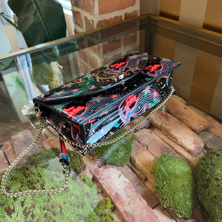 CHRISTIAN LOUBOUTIN Cabata Starlight Loubi54 Patent Leather Clutch