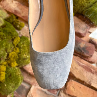 VALENTINO Blue Suede Ballet Flats SZ 39 (US 9)