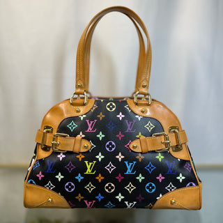 LOUIS VUITTON Claudia Multicolor Monogram Black