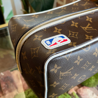 LOUIS VUITTON x NBA Hero Monogram Canvas Cloakroom Dopp Kit Toiletry Bag