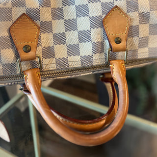 LOUIS VUITTON Speedy 35 Damier Azur