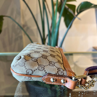 GUCCI GG Canvas Jolicoeur Wristlet