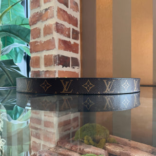 LOUIS VUITTON LV Initiales Reversible Coated Canvas Belt SZ 95/38