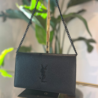 Saint Laurent Monochrome Kate Wallet on Chain