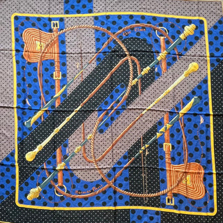 HERMES Clic Clac À Pois GM 140 Cashmere Silk Shawl