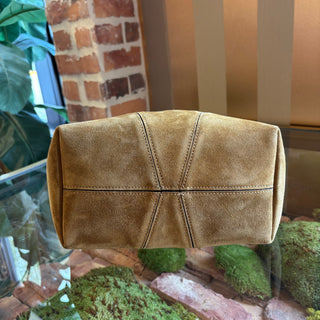 CHLOE Spin Tote Suede Mustard Bag