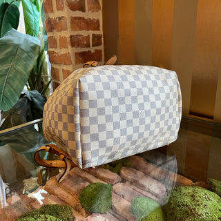 LOUIS VUITTON Sperone Damier Azur Canvas Backpack Bag