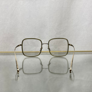 CHANEL 2195-S429/1 Silver Gold Two-Tone Removable Pearl Chain Eye Glasses