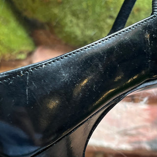 GUCCI Black Leather Strappy Heels SZ 8.5
