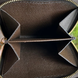 LOUIS VUITTON Damier Ebene Compact Zip Bifold Wallet