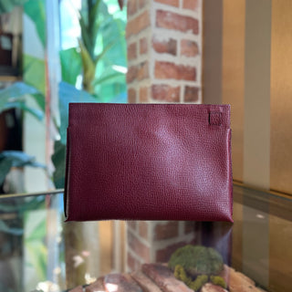 LOEWE Vintage Rouge Leather Clutch