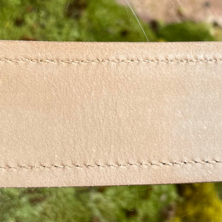 PRADA Leather White Belt SZ 80/32