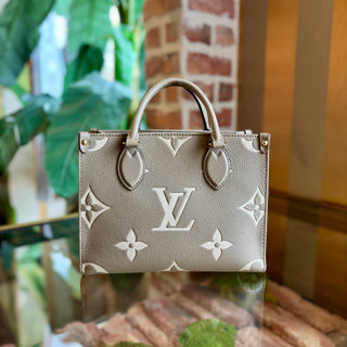 LOUIS VUITTON Bicolor Empriente OntheGo PM