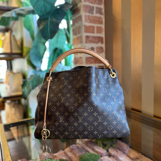 LOUIS VUITTON Artsy Brown Monogram Canvas Hobo Bag