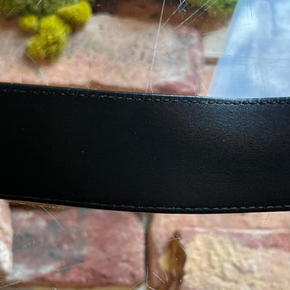 GUCCI GG Marmont Black Leather Wide Belt SZ 95/38