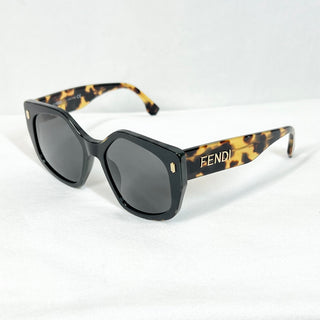 FENDI FE40017I Havana Square Sunglasses TS3578