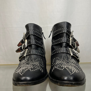 CHLOE Susanna Boots Black SZ 41