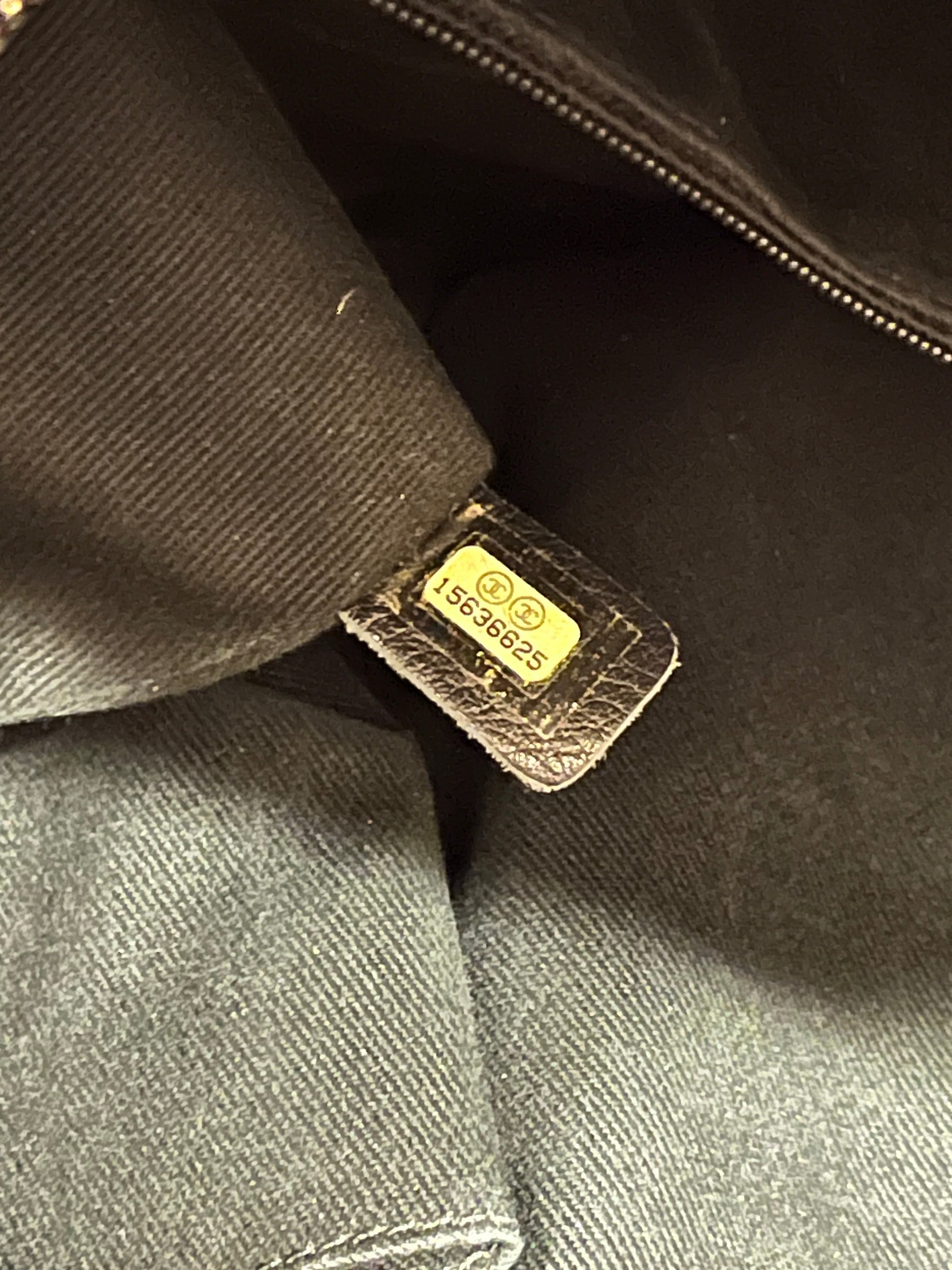 Tote Bag Chanel Vintage bruin lambskin gold hardware