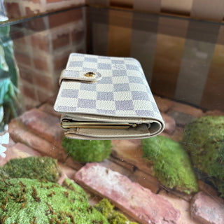 LOUIS VUITTON Damier Azur French Wallet