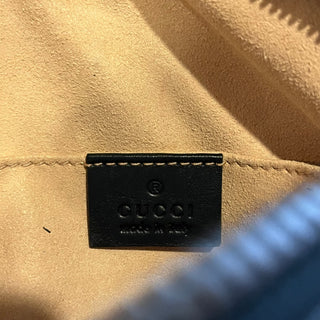 GUCCI GG Marmont Black Calfskin Matelasse Belt Bag SZ95/38(10US)