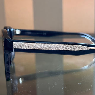 FENDI FE40001U 01A Black Acetate Square Sunglasses