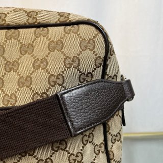 GUCCI GG Supreme Web  Dark Brown Messenger