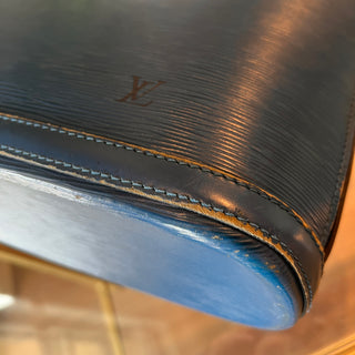LOUIS VUITTON Lussac Shoulder Bag in Toledo Blue Epi Leather