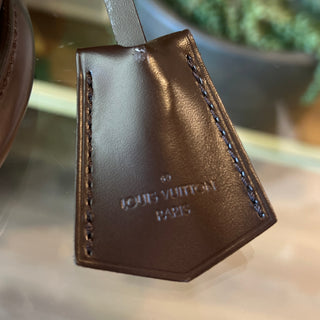 LOUIS VUITTON Duomo Damier Ebene Brown Canvas Satchel Bag