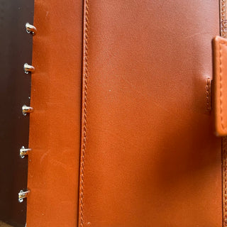 GUCCI Guccissima Small Brown Leather Agenda