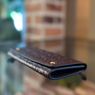 BURBERRY TB Monogram Leather Wallet