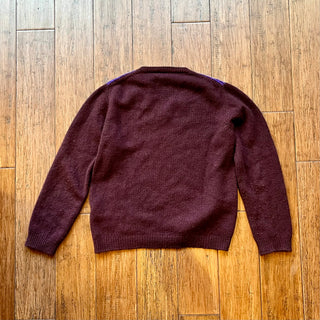 PRADA Purple Cashmere Mens Sweater SZ52(42US)