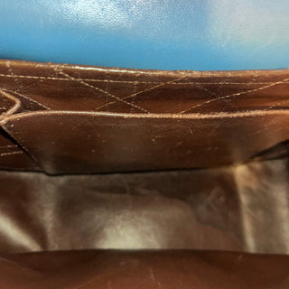 DIOR Medium Miss Dior Flap Blue Cannage Leather Shoulder Bag
