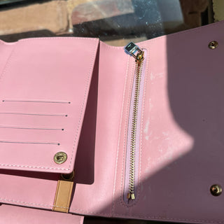 LOUIS VUITTON Walker Yellow Monogram Vernis Wallet