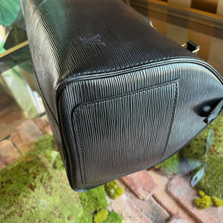 LOUIS VUITTON Speedy 30 Black Epi Leather Satchel Bag