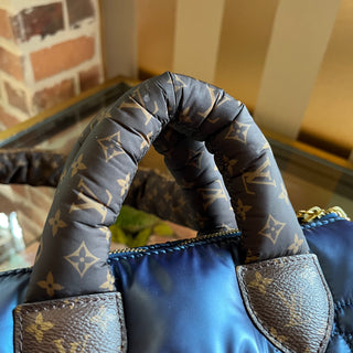 LOUIS VUITTON Speedy Bandouliere 25  Monogram Pillow Navy Econyl Satchel Bag