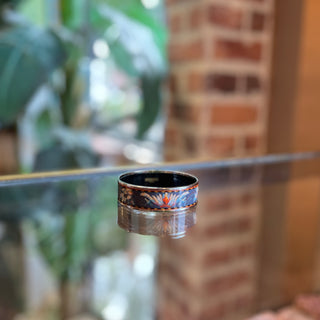 HERMES Brazil Multicolor Floral Enamel Bangle