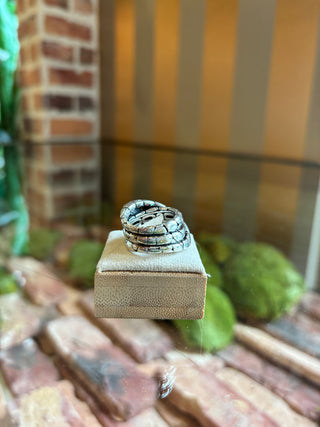 JOHN HARDY Pebble Twist Band 925 Size 7