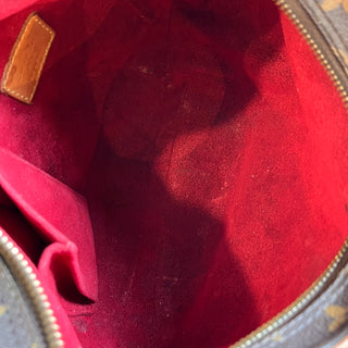 LOUIS VUITTON Croissant Brown Monogram Canvas Shoulder Bag