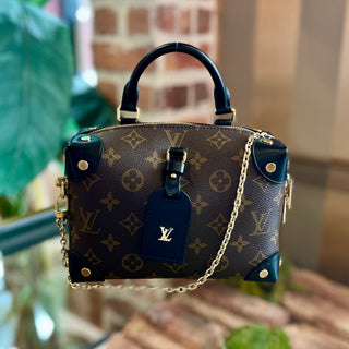 LOUIS VUITTON Malle Petite Noir Shoulder Bag