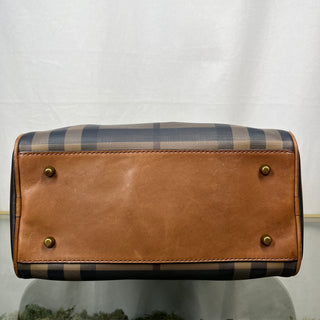 BURBERRY Chester Smoked Check Small Bowling Bag