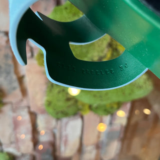 HERMES Oran Blue Suede Bicolor Bleu Minéral Sandals SZ39.5(9.5US)