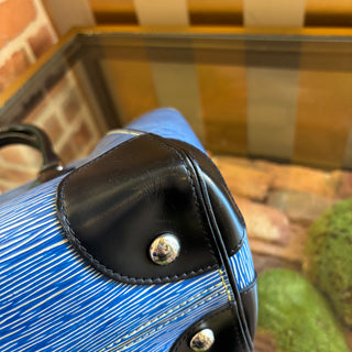 LOUIS VUITTON Blue Epi Leather Phenix PM