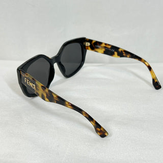 FENDI FE40017I Havana Square Sunglasses TS3578