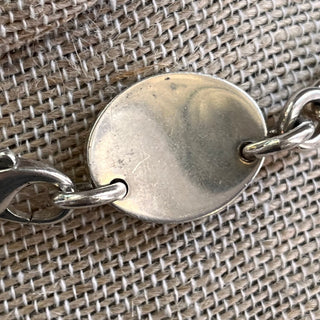 TIFFANY&CO. Return To Oval Tag Sterling Silver Necklace