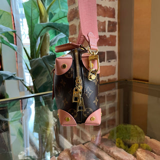LOUIS VUITTON Monogram Petite Malle Souple Top Handle