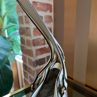 GUCCI Ophidia Medium White GG Supreme Canvas Tote