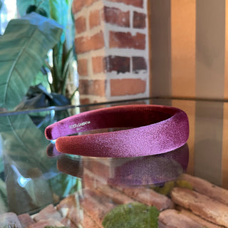 DOLCE & GABBANA Dark Pink Velvet Headband