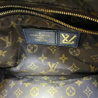 LOUIS VUITTON Speedy Bandouliere 25  Monogram Pillow Navy Econyl Satchel Bag