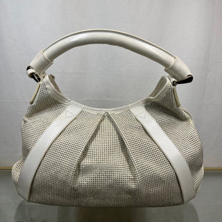 BURBERRY Prorsum Phoebe Studded White Hobo Bag